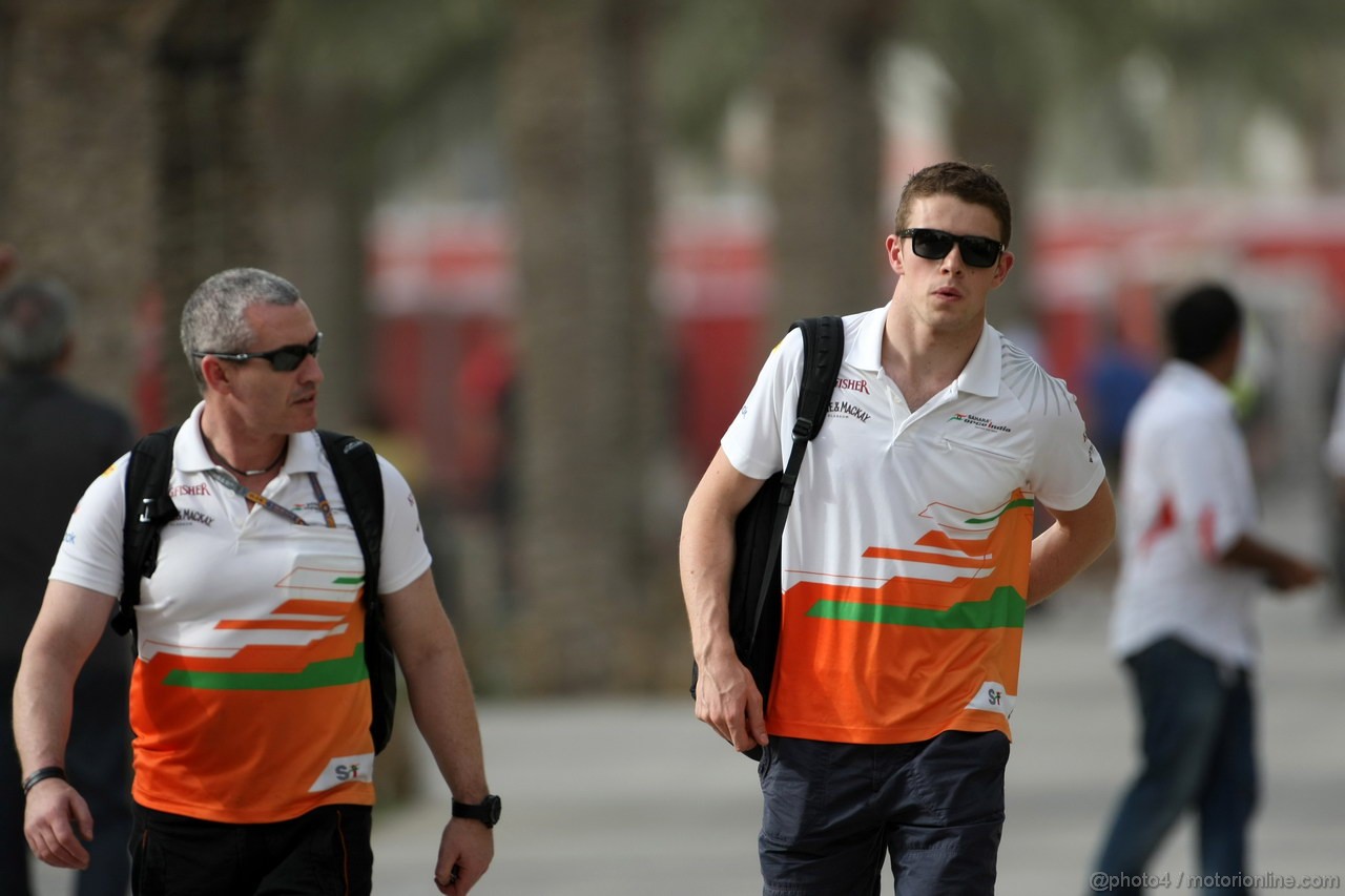 GP BAHRAIN, 19.04.2012- Paul di Resta (GBR) Sahara Force India F1 Team VJM05 