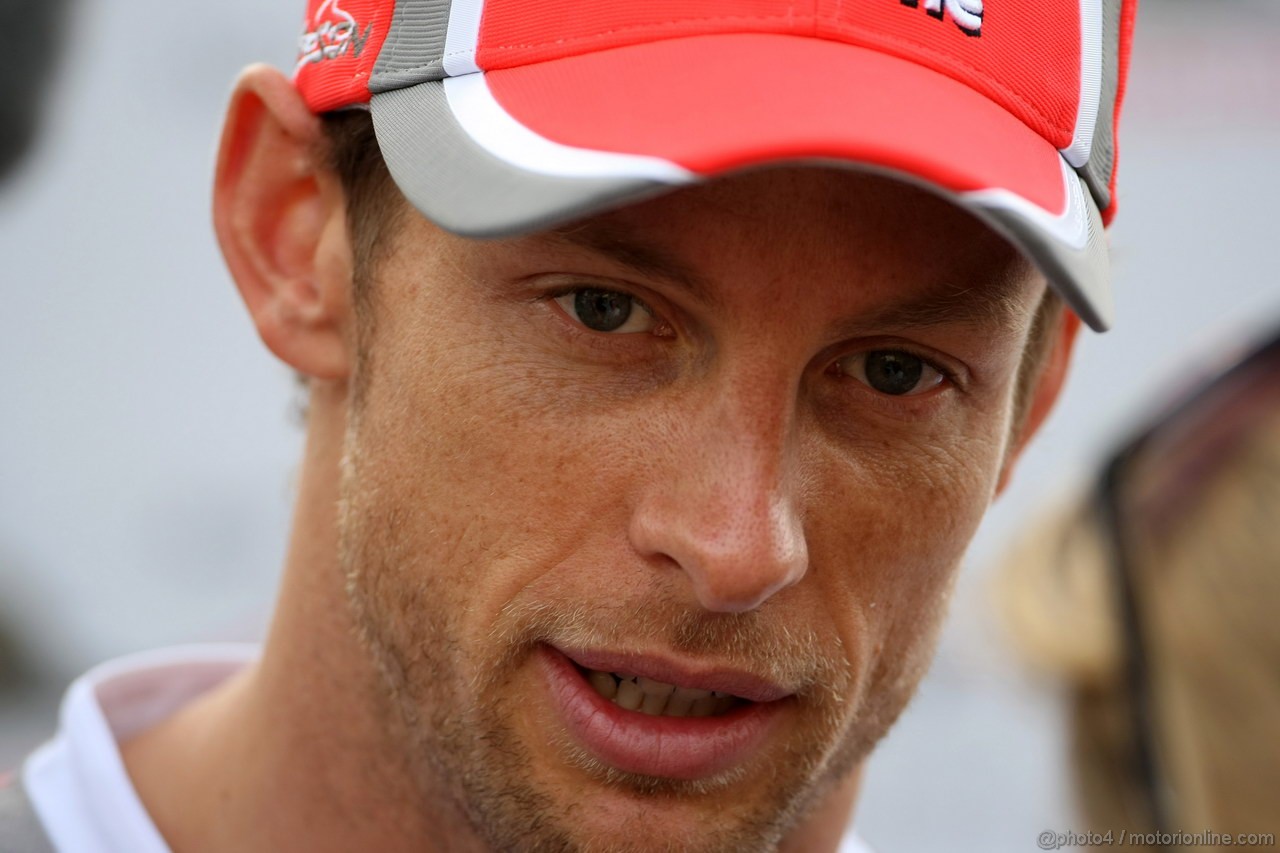 GP BAHRAIN, 19.04.2012- Jenson Button (GBR) McLaren Mercedes MP4-27