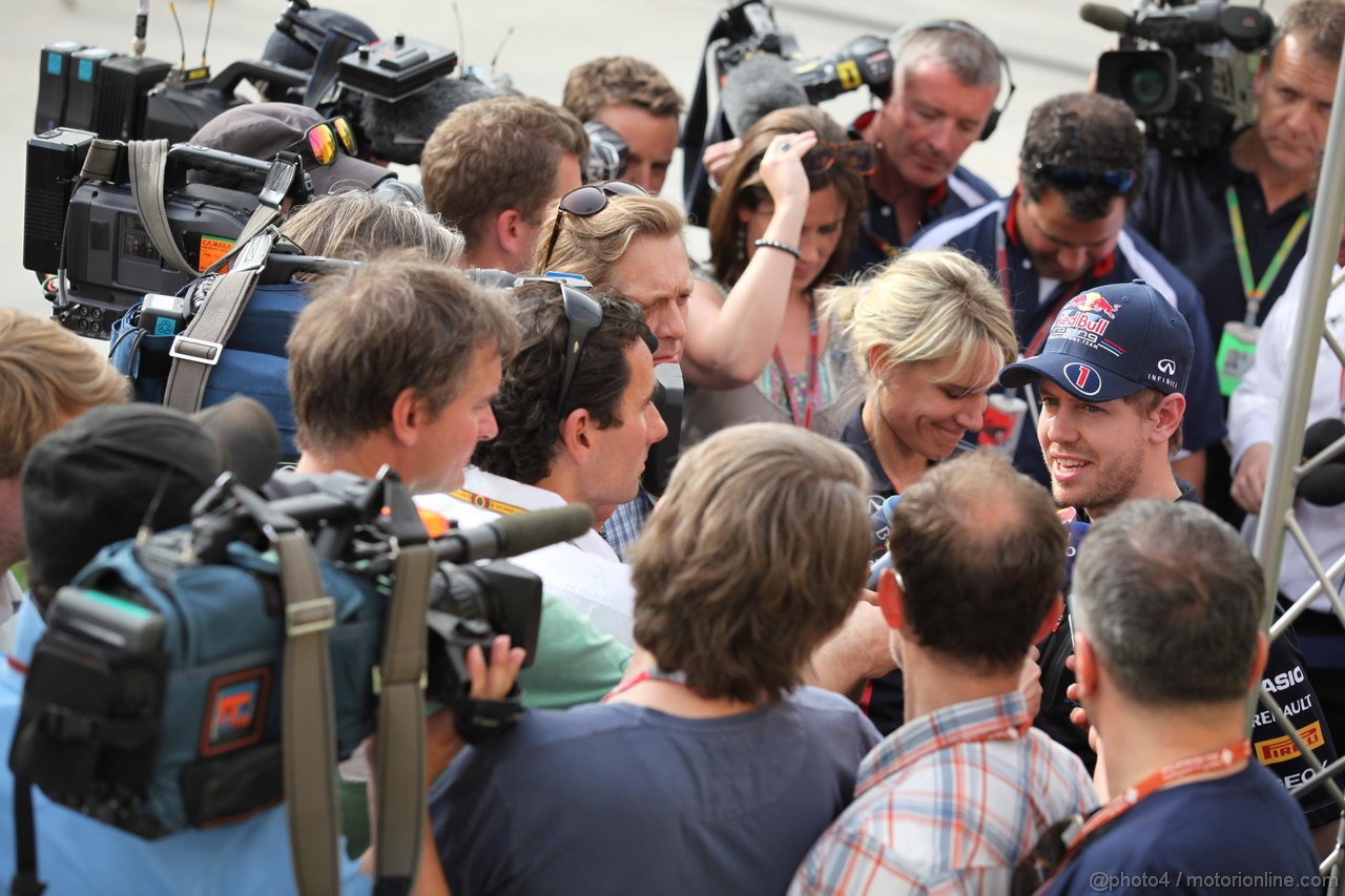 GP BAHRAIN, 19.04.2012- Sebastian Vettel (GER) Red Bull Racing RB8