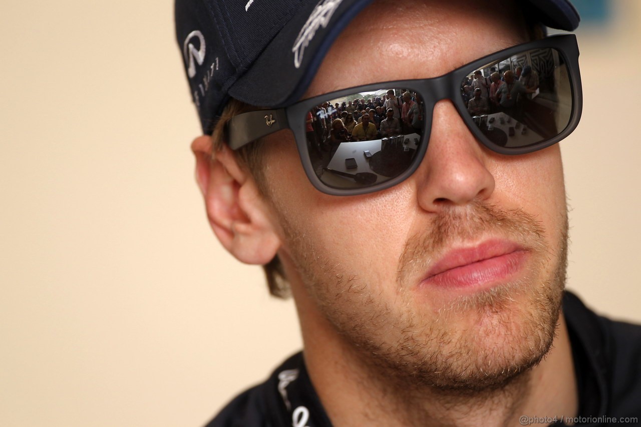 GP BAHRAIN, 19.04.2012- Sebastian Vettel (GER) Red Bull Racing RB8