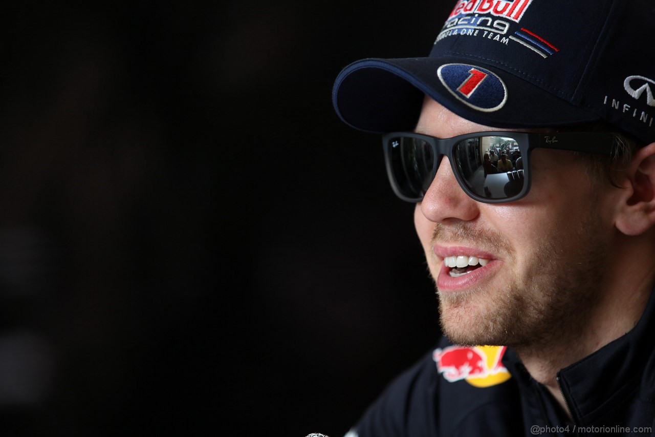 GP BAHRAIN, 19.04.2012- Sebastian Vettel (GER) Red Bull Racing RB8