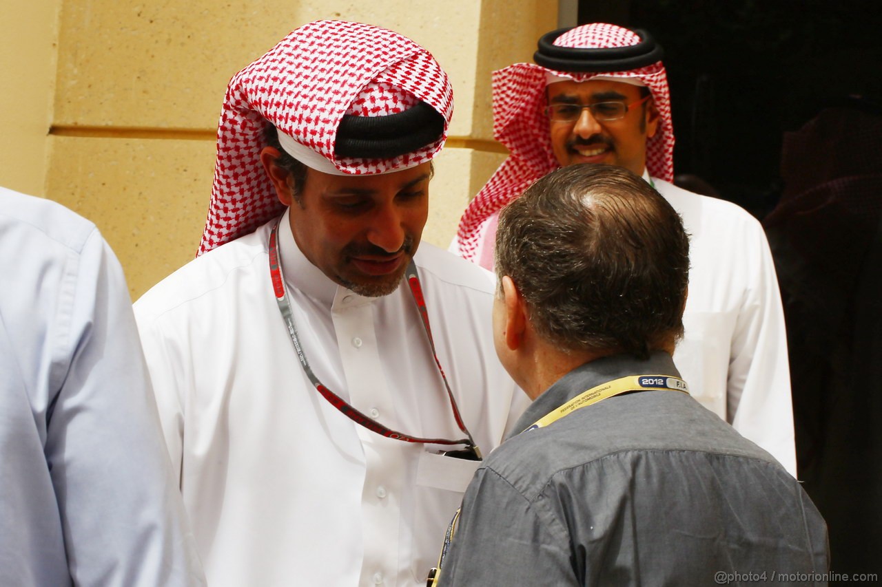GP BAHRAIN, 21.04.2012- Jean Todt (FRA), President FIA