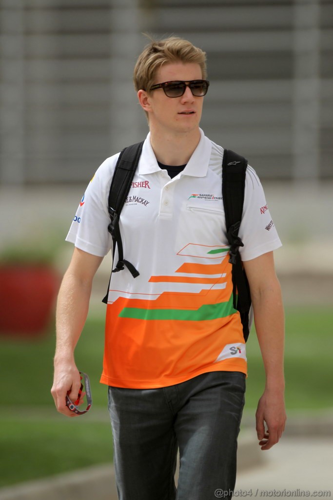 GP BAHRAIN, 21.04.2012- Nico Hulkenberg (GER) Sahara Force India F1 Team VJM05 