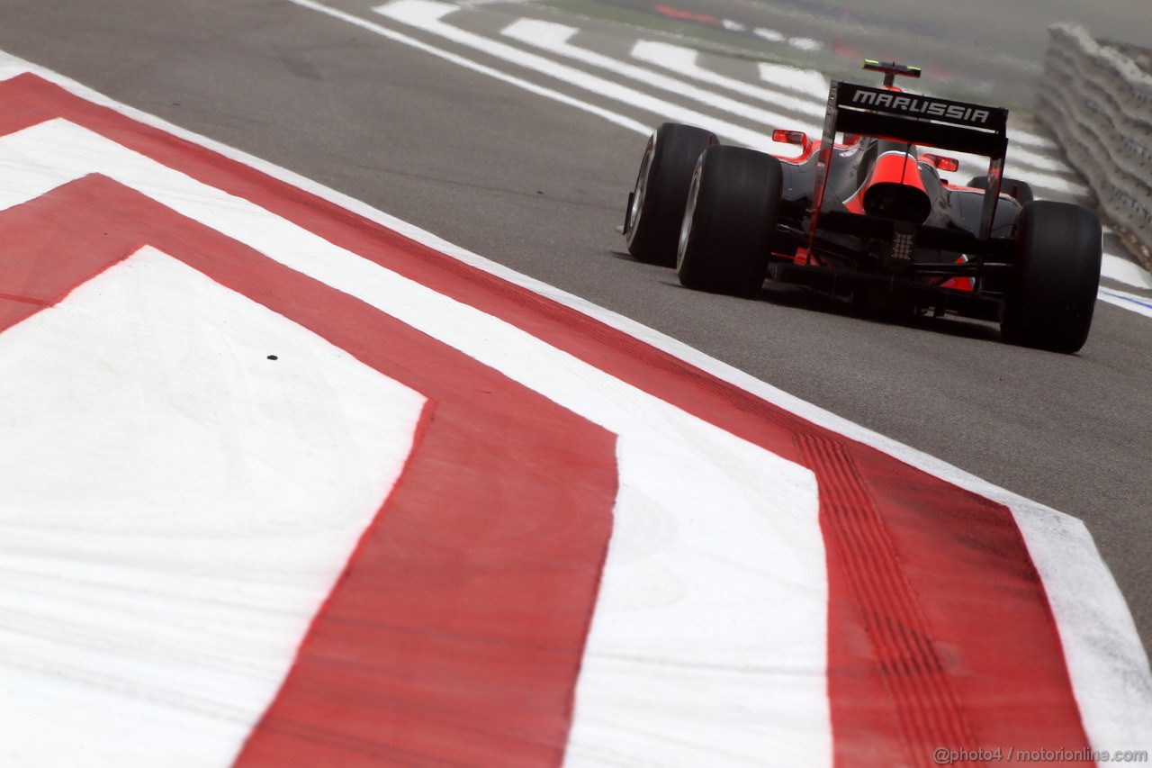 GP BAHRAIN, 21.04.2012- Prove Libere 3, Charles Pic (FRA) Marussia F1 Team MR01 