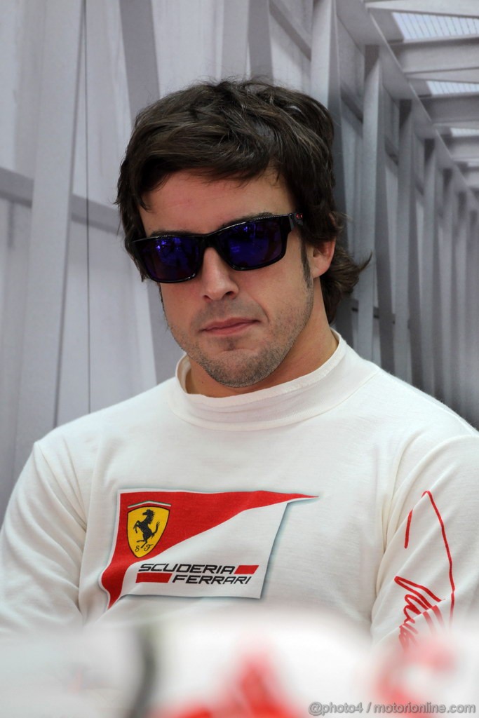 GP BAHRAIN, 21.04.2012- Prove Libere 3, Fernando Alonso (ESP) Ferrari F2012 