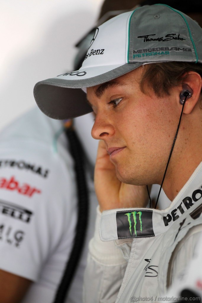 GP BAHRAIN, 21.04.2012- Prove Libere 3, Nico Rosberg (GER) Mercedes AMG F1 W03 
