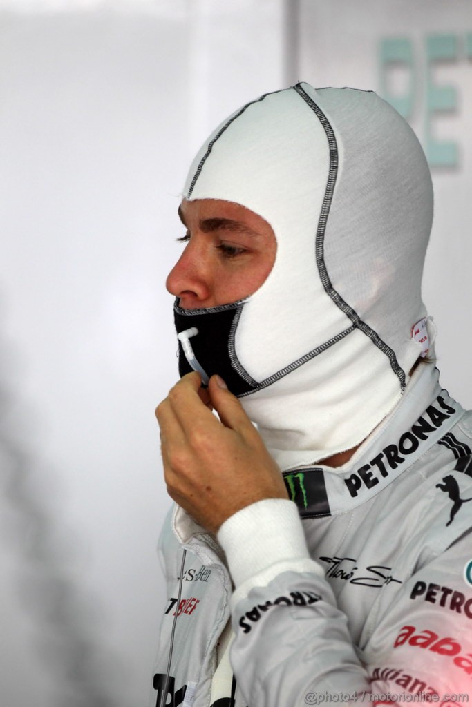 GP BAHRAIN, 21.04.2012- Prove Libere 3, Nico Rosberg (GER) Mercedes AMG F1 W03 