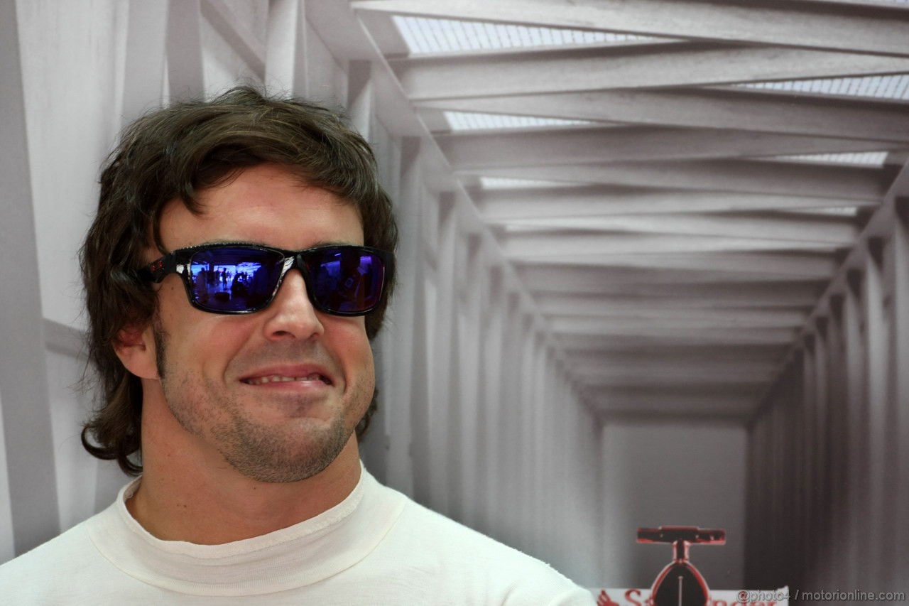 GP BAHRAIN, 21.04.2012- Prove Libere 3, Fernando Alonso (ESP) Ferrari F2012 