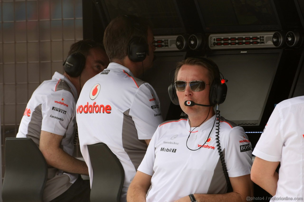 GP BAHRAIN, 21.04.2012- Prove Libere 3, Sam Michael (AUS) Williams Technical Director 