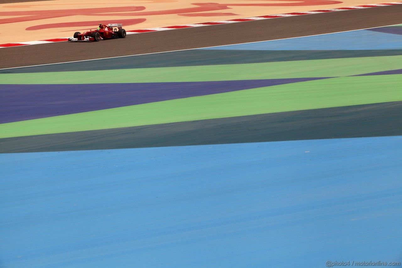 GP BAHRAIN, 21.04.2012- Prove Libere 3, Felipe Massa (BRA) Ferrari F2012 