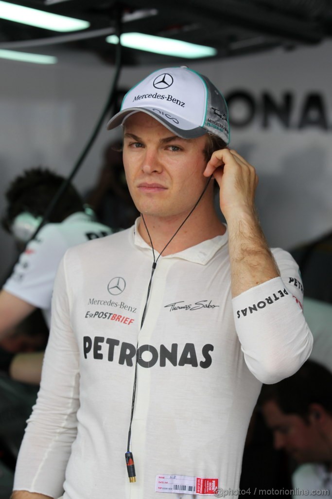 GP BAHRAIN, 21.04.2012- Prove Libere 3, Nico Rosberg (GER) Mercedes AMG F1 W03