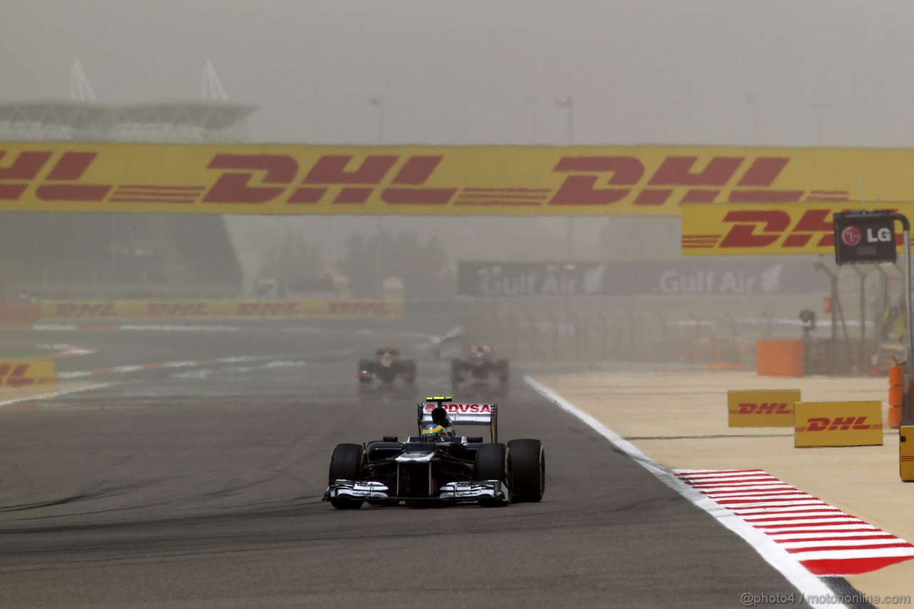 GP BAHRAIN, 20.04.2012- Prove Libere 3, Bruno Senna (BRA) Williams F1 Team FW34 