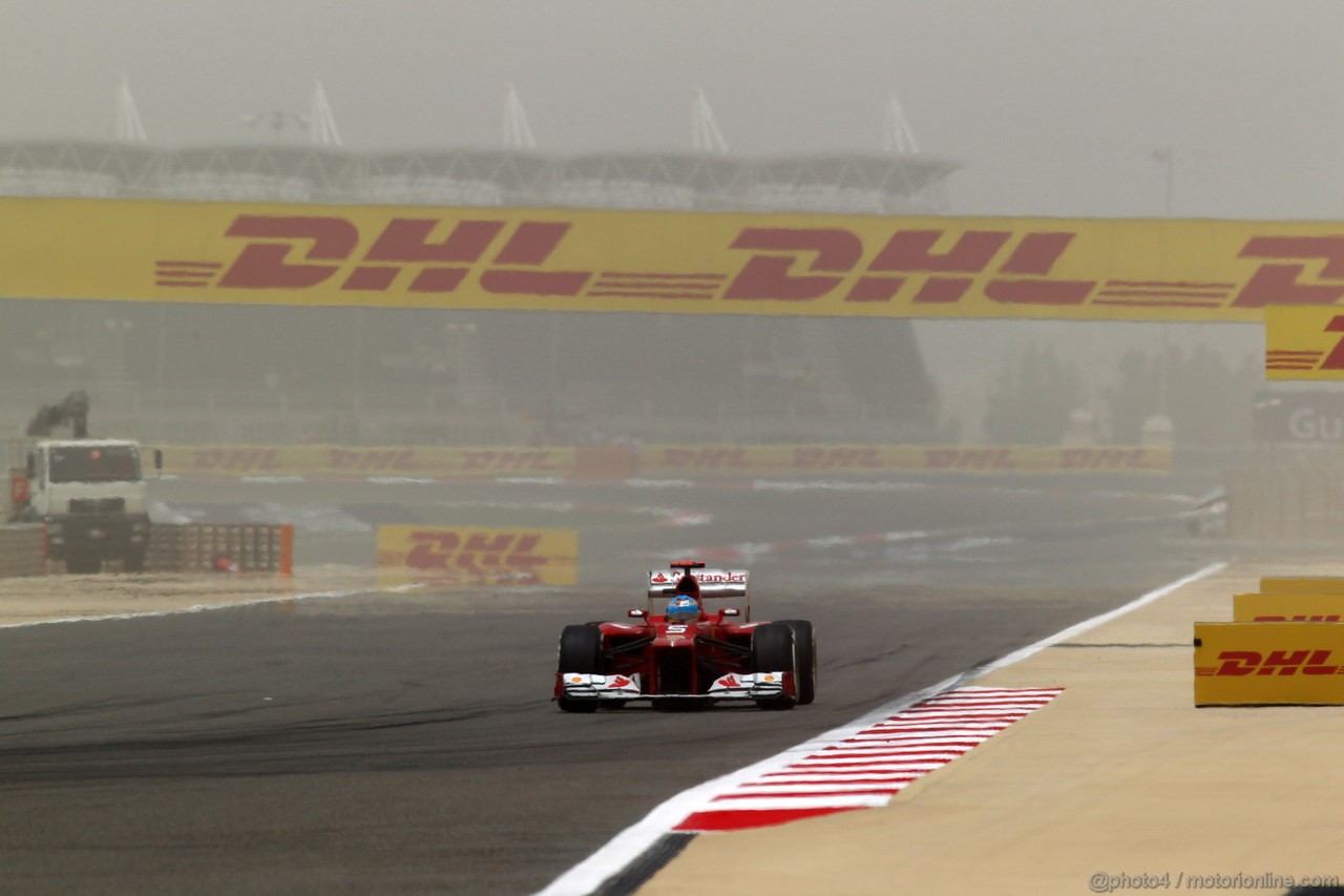 GP BAHRAIN, 20.04.2012- Prove Libere 3, Fernando Alonso (ESP) Ferrari F2012 