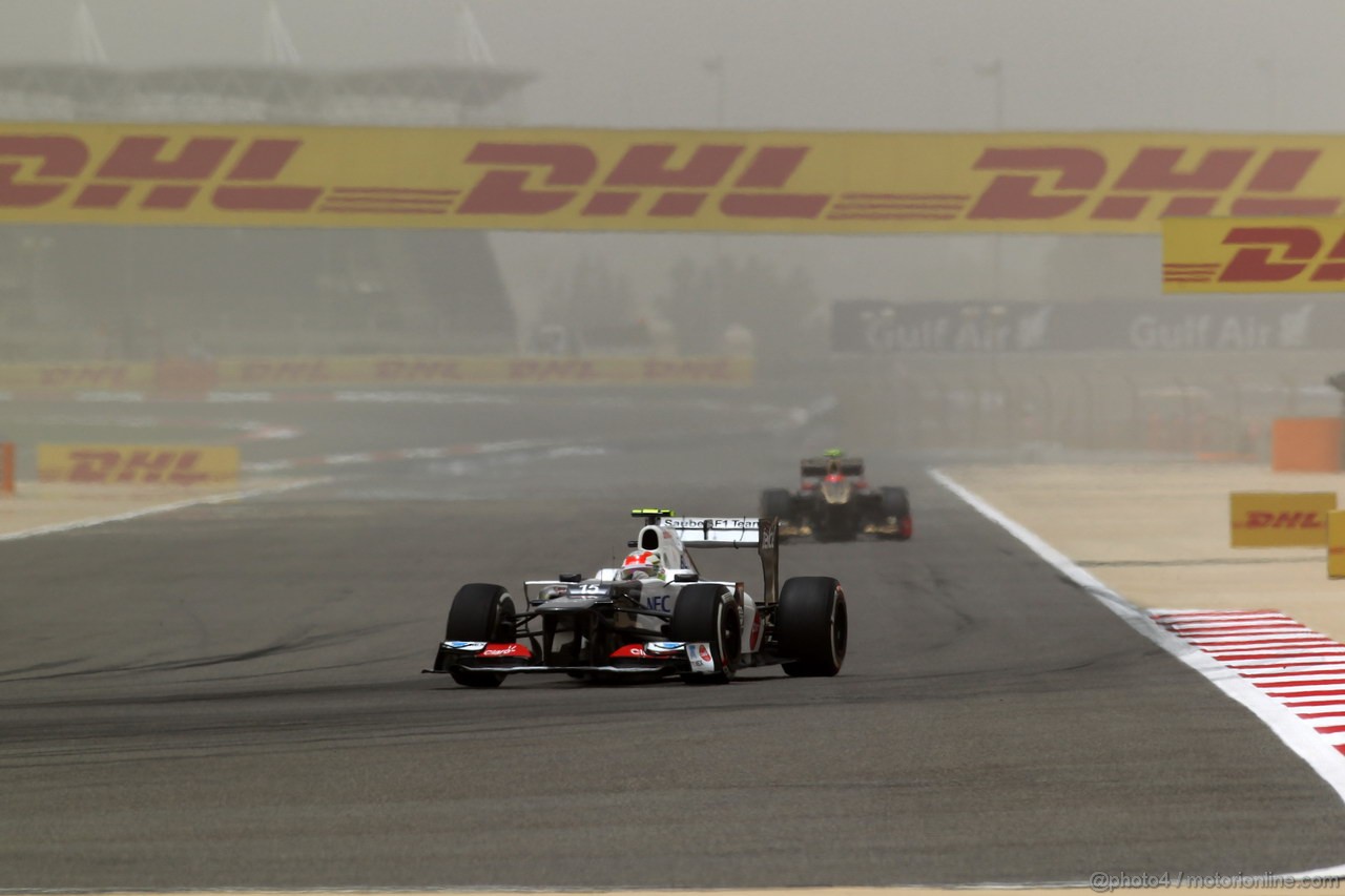 GP BAHRAIN, 20.04.2012- Prove Libere 3, Sergio Prez (MEX) Sauber F1 Team C31 