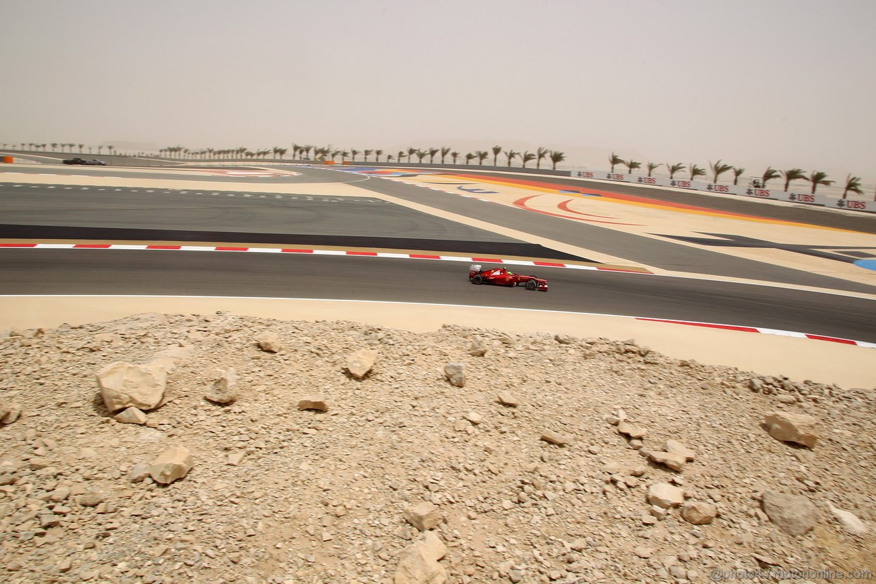 GP BAHRAIN, 20.04.2012- Prove Libere 3, Felipe Massa (BRA) Ferrari F2012 