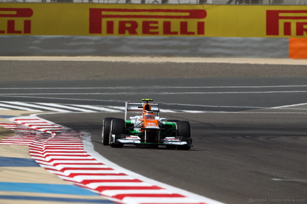 GP BAHRAIN, 21.04.2012.- Qualifiche, Nico Hulkenberg (GER) Sahara Force India F1 Team VJM05 
