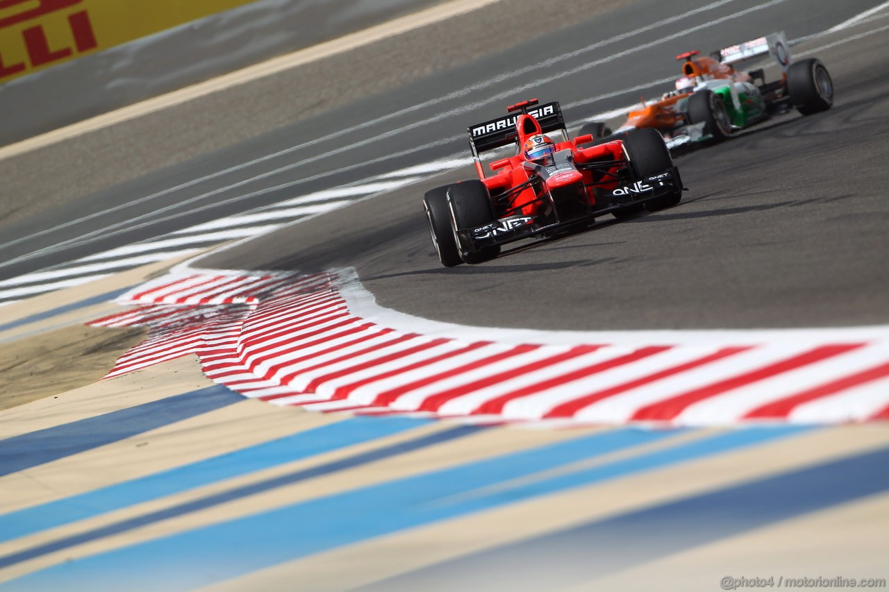 GP BAHRAIN, 21.04.2012.- Qualifiche, Timo Glock (GER) Marussia F1 Team MR01 