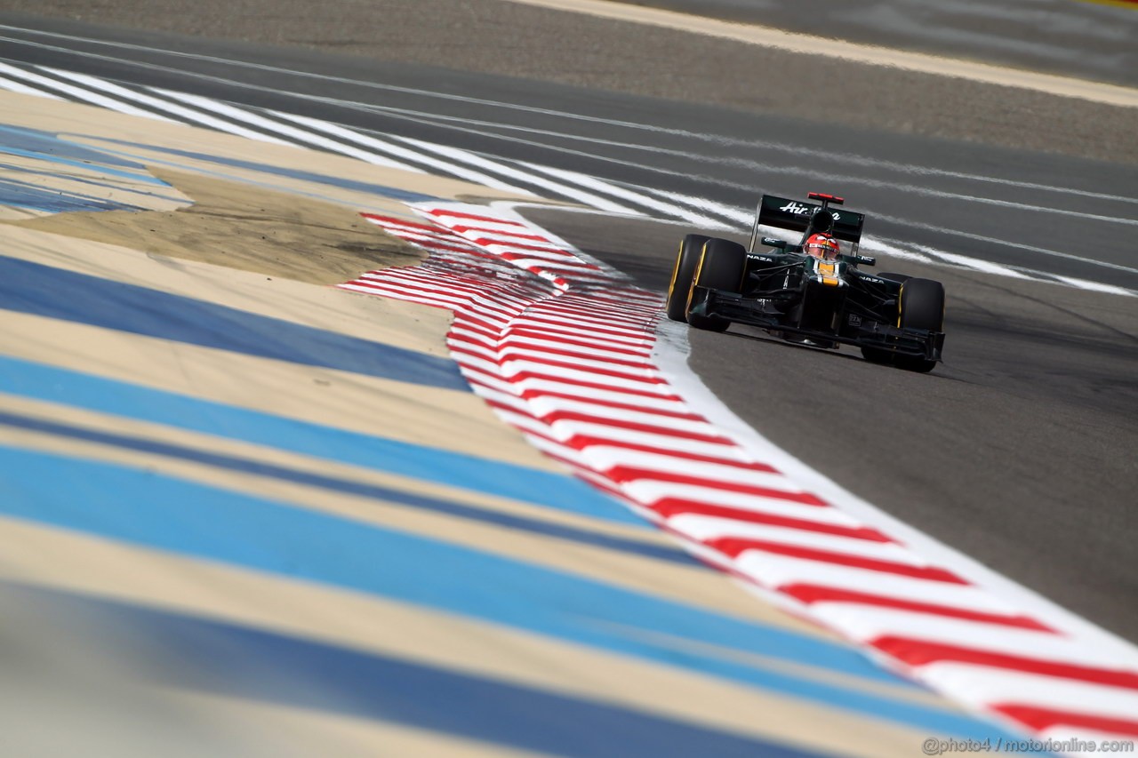 GP BAHRAIN, 21.04.2012.- Qualifiche, Heikki Kovalainen (FIN) Caterham F1 Team CT01 