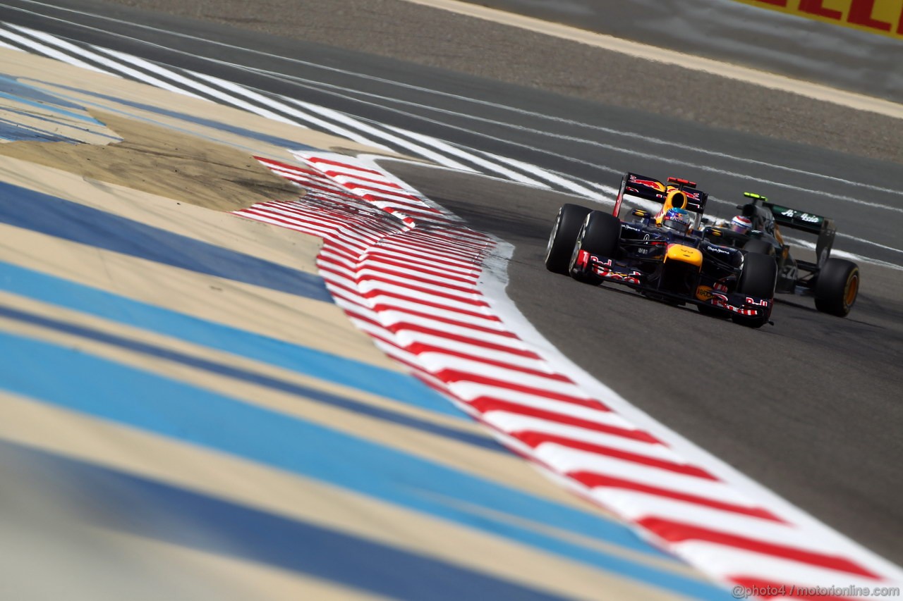 GP BAHRAIN, 21.04.2012.- Qualifiche, Sebastian Vettel (GER) Red Bull Racing RB8 