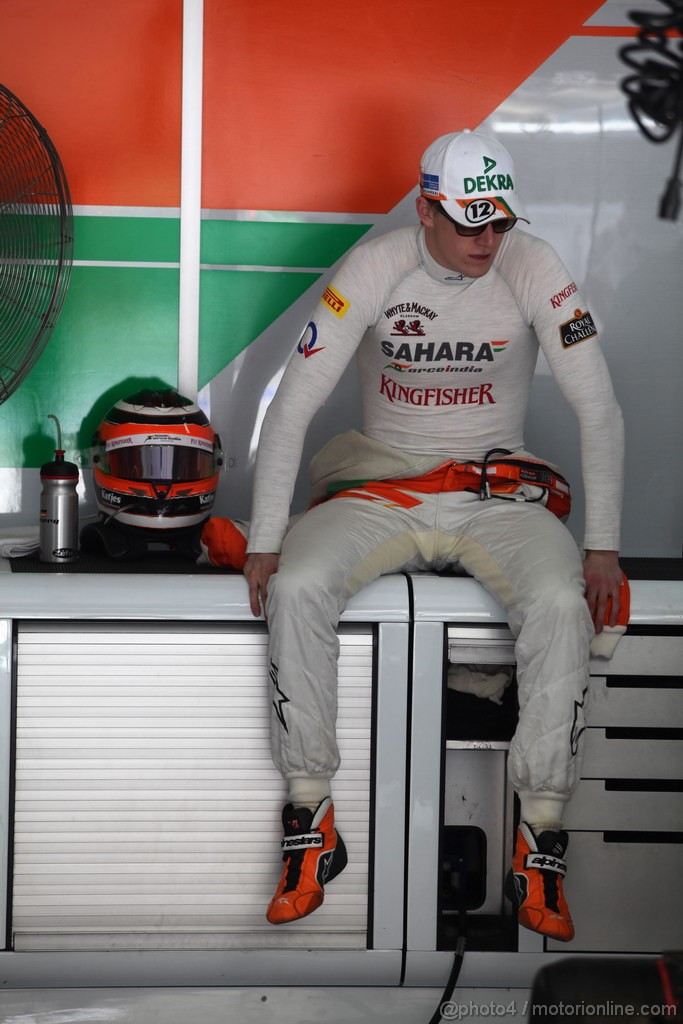 GP BAHRAIN, 21.04.2012.- Qualifiche, Nico Hulkenberg (GER) Sahara Force India F1 Team VJM05 