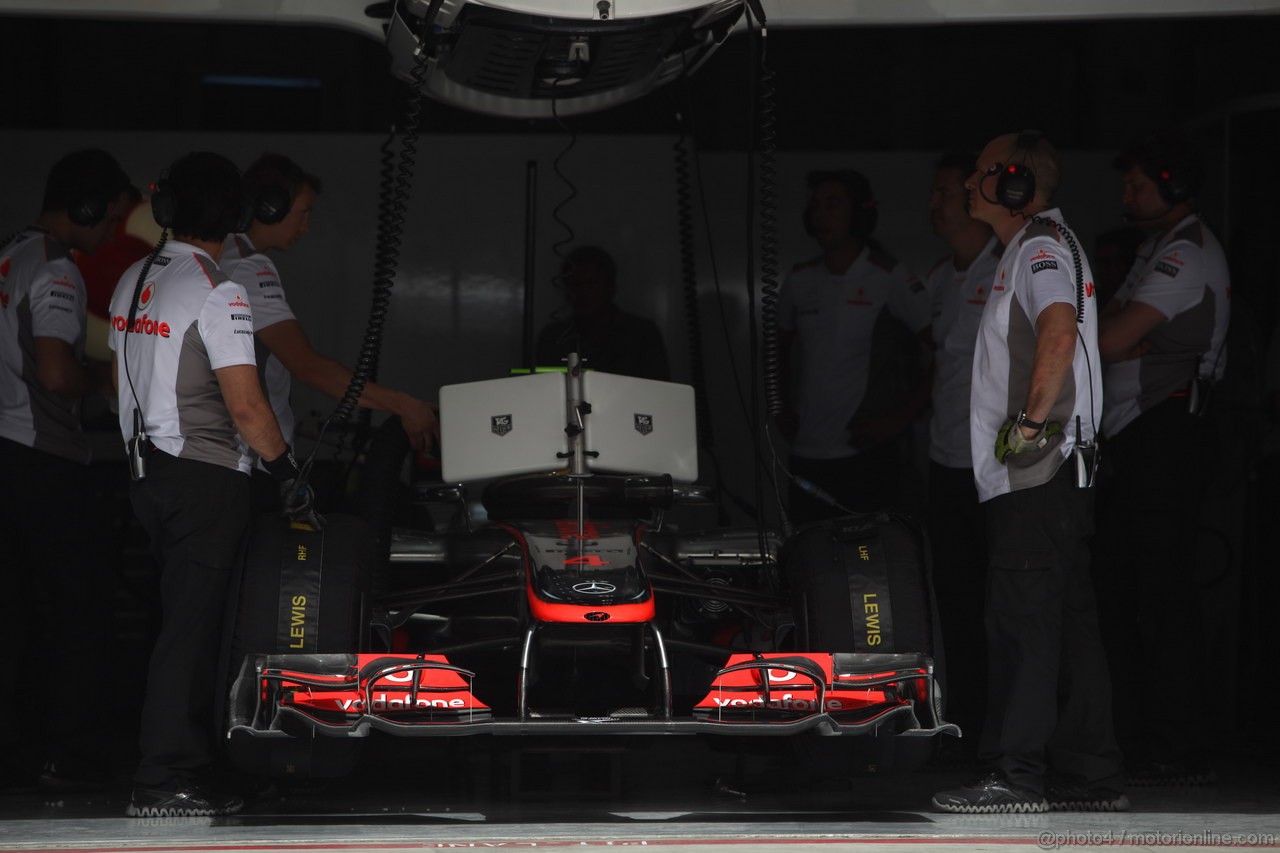 GP BAHRAIN, 21.04.2012.- Qualifiche, Jenson Button (GBR) McLaren Mercedes MP4-27 