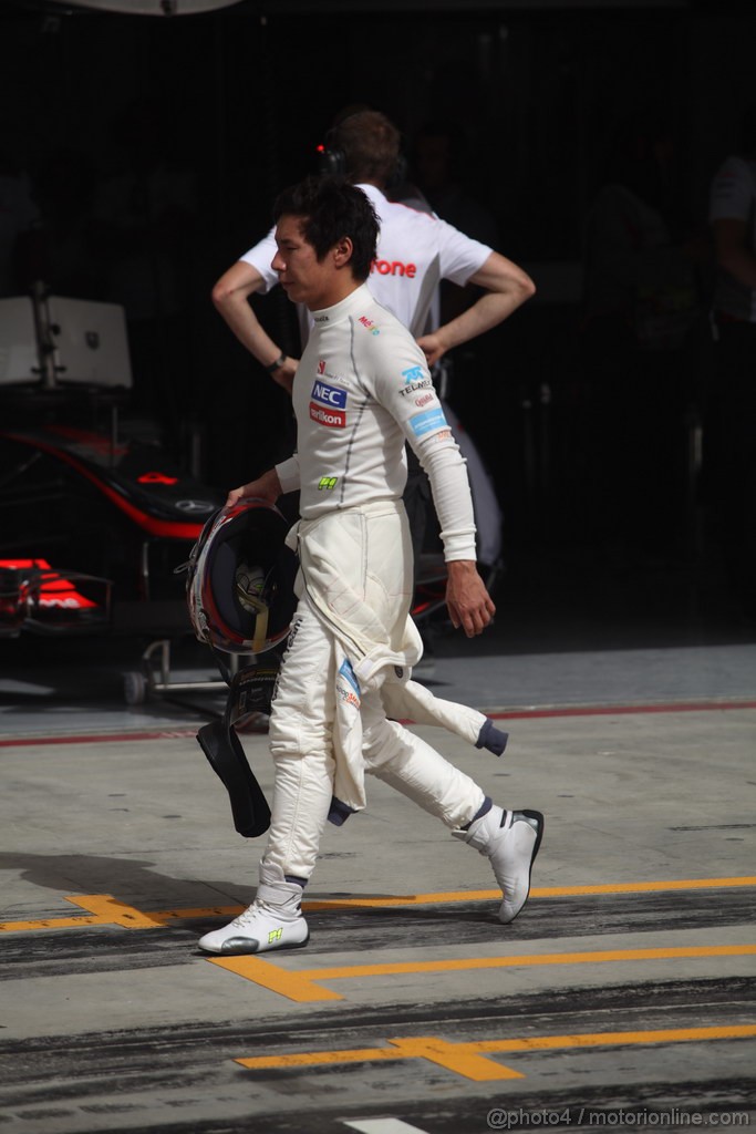 GP BAHRAIN, 21.04.2012.- Qualifiche, Kamui Kobayashi (JAP) Sauber F1 Team C31 