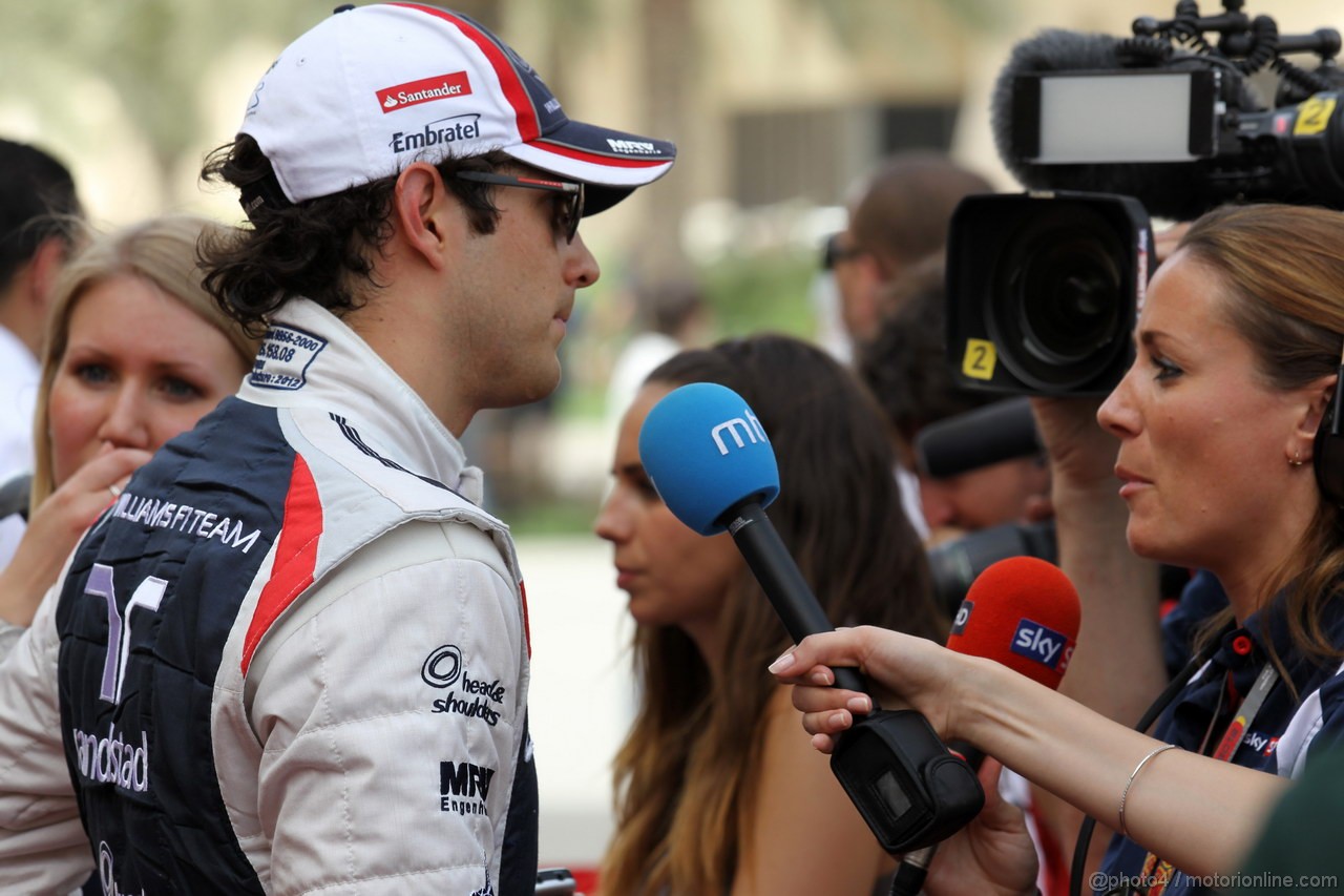 GP BAHRAIN, 21.04.2012.- Qualifiche, Bruno Senna (BRA) Williams F1 Team FW34