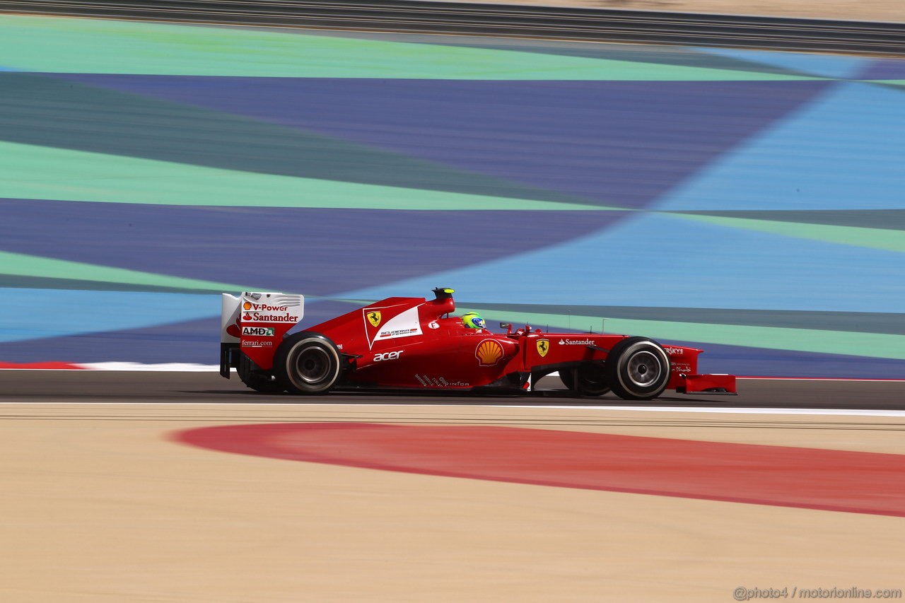 GP BAHRAIN, 21.04.2012.- Qualifiche, Felipe Massa (BRA) Ferrari F2012 