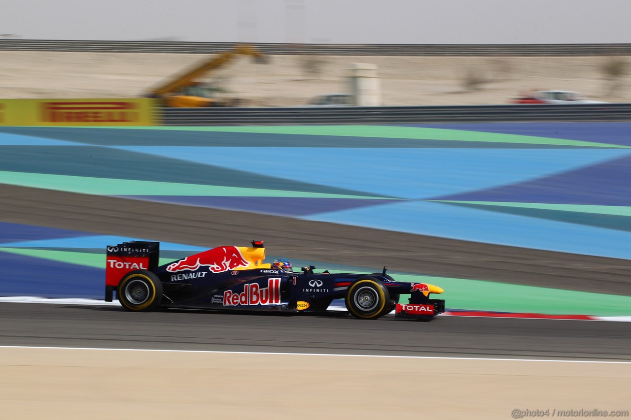 GP BAHRAIN, 21.04.2012.- Qualifiche, Sebastian Vettel (GER) Red Bull Racing RB8 