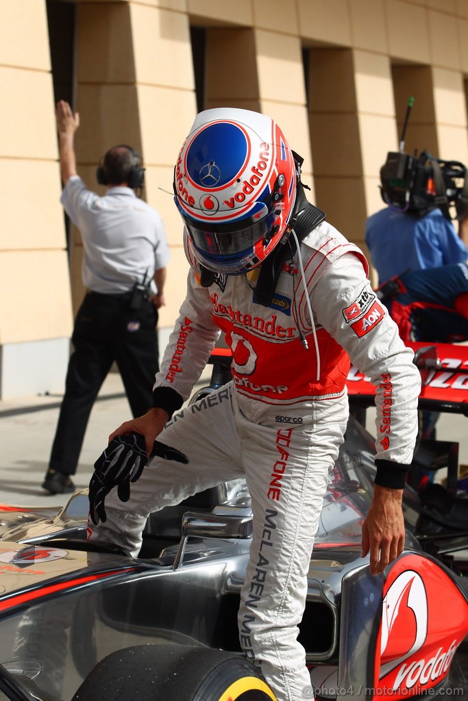 GP BAHRAIN, 21.04.2012.- Qualifiche, Jenson Button (GBR) McLaren Mercedes MP4-27 