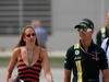 GP BAHRAIN, 21.04.2012- Heikki Kovalainen (FIN) Caterham F1 Team CT01 e Domenica