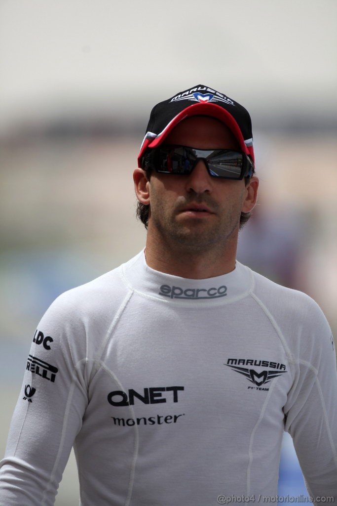 GP BAHRAIN, 20.04.2012- Prove Libere 1, Timo Glock (GER) Marussia F1 Team MR01 