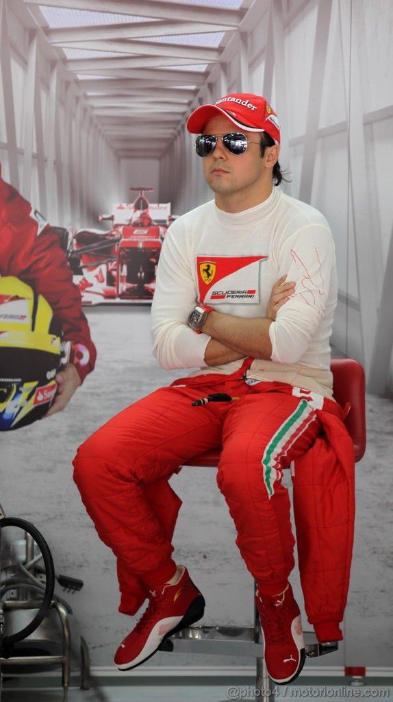 GP BAHRAIN, 20.04.2012- Prove Libere 1, Felipe Massa (BRA) Ferrari F2012