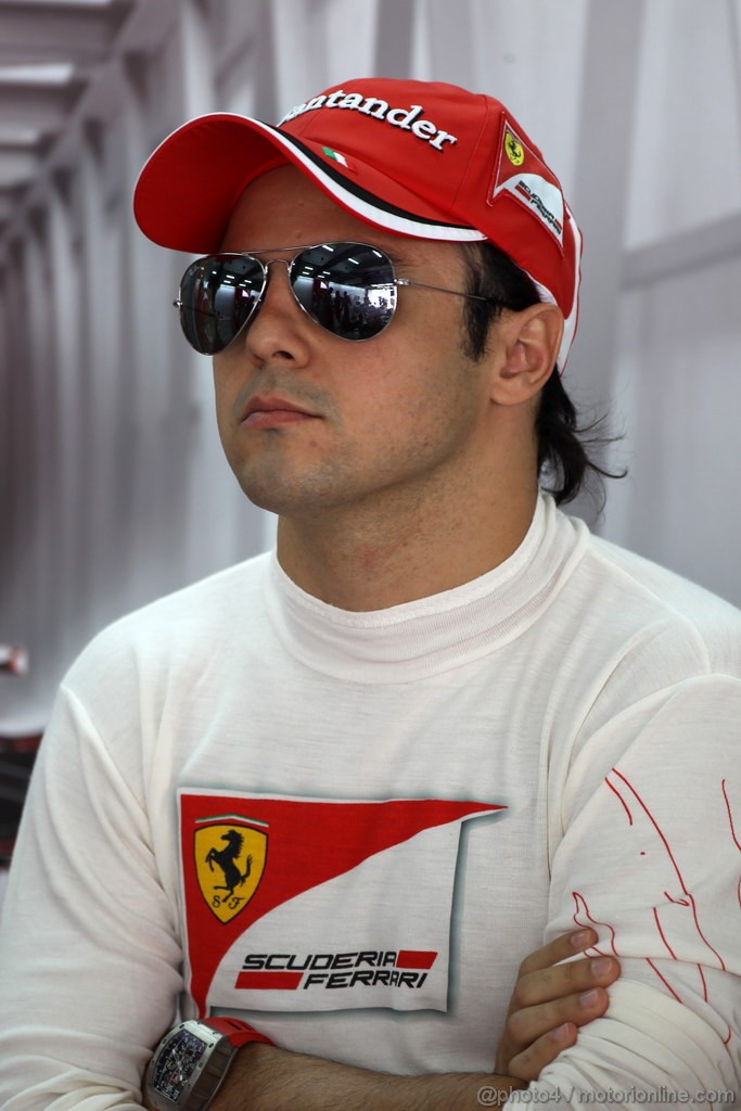 GP BAHRAIN, 20.04.2012- Prove Libere 1, Felipe Massa (BRA) Ferrari F2012