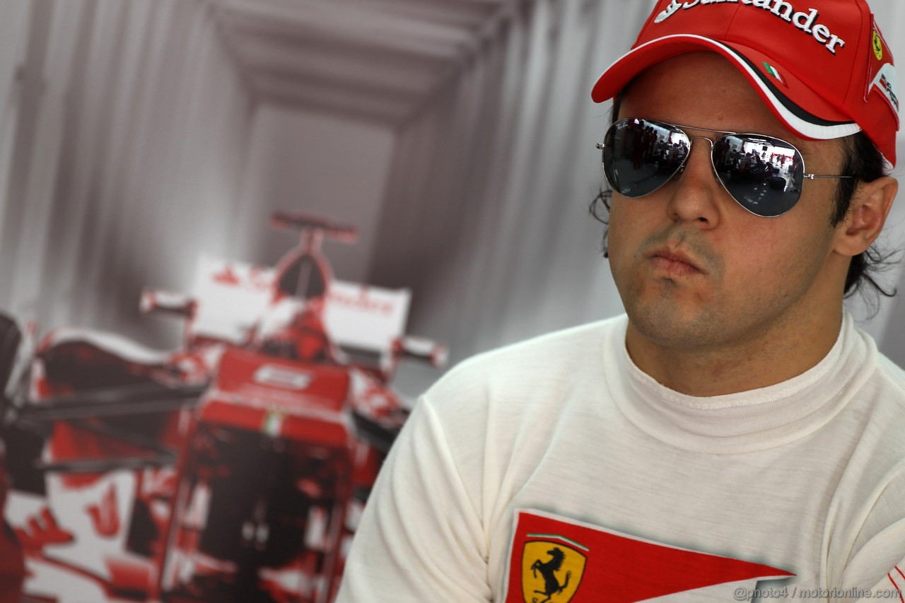 GP BAHRAIN, 20.04.2012- Prove Libere 1, Felipe Massa (BRA) Ferrari F2012