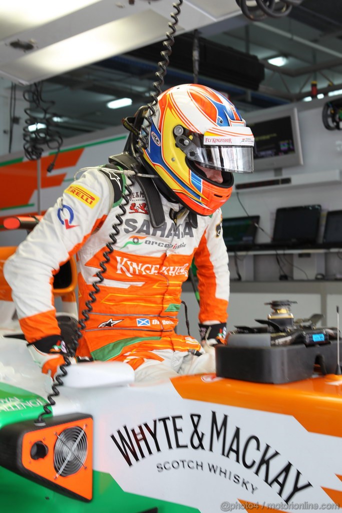 GP BAHRAIN, 20.04.2012- Prove Libere 1, Paul di Resta (GBR) Sahara Force India F1 Team VJM05 