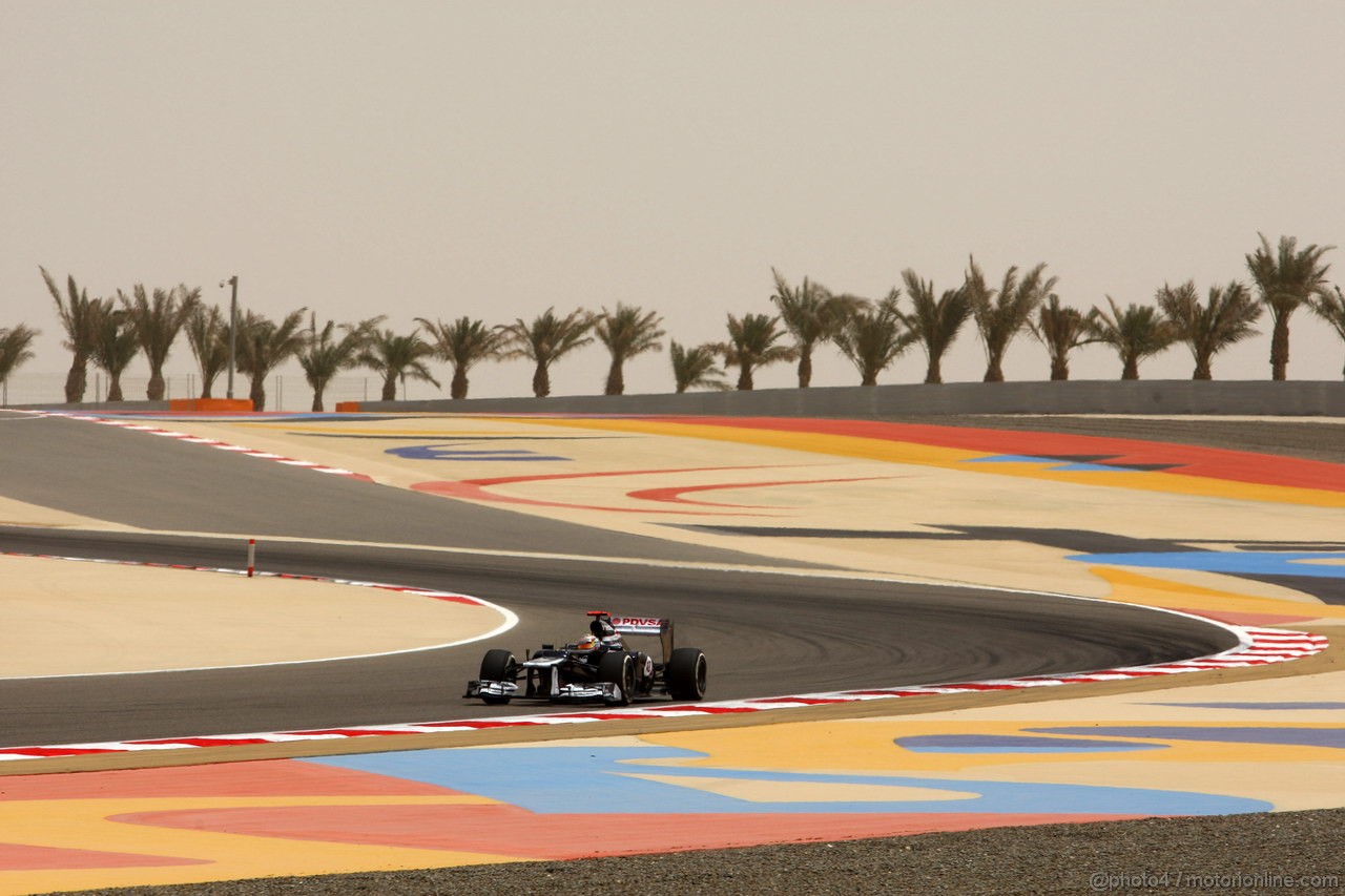 GP BAHRAIN, 20.04.2012- Prove Libere 1, Pastor Maldonado (VEN) Williams F1 Team FW34 