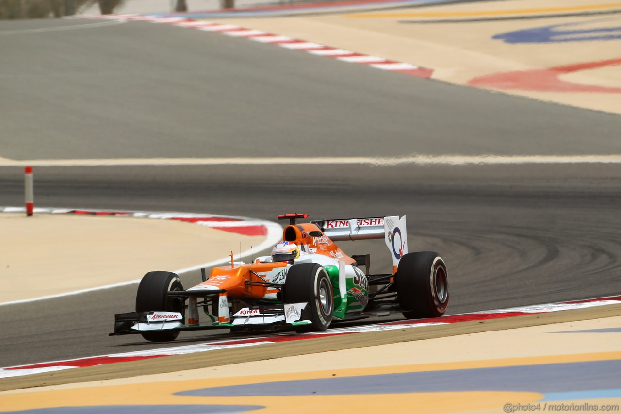 GP BAHRAIN, 20.04.2012- Prove Libere 1, Paul di Resta (GBR) Sahara Force India F1 Team VJM05 