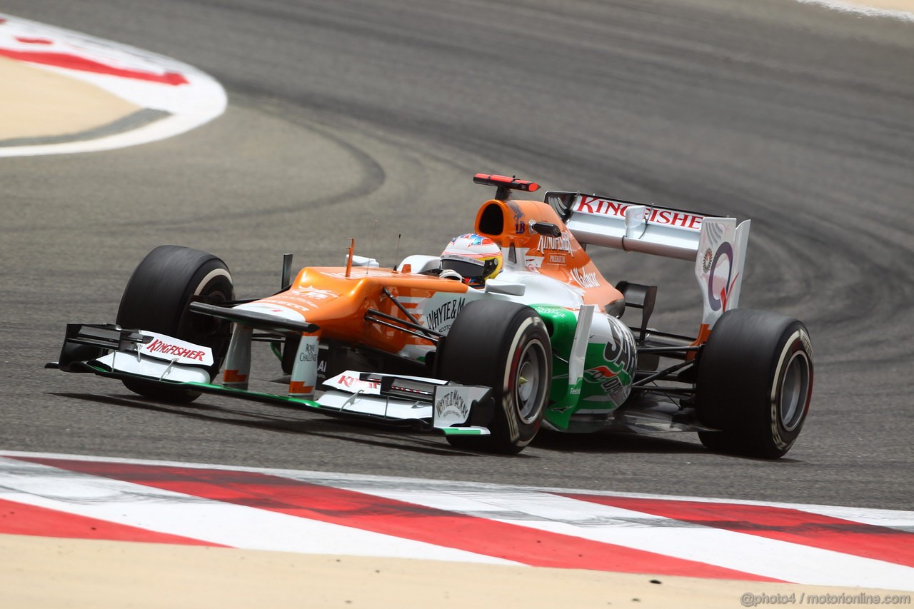 GP BAHRAIN, 20.04.2012- Prove Libere 1, Paul di Resta (GBR) Sahara Force India F1 Team VJM05 