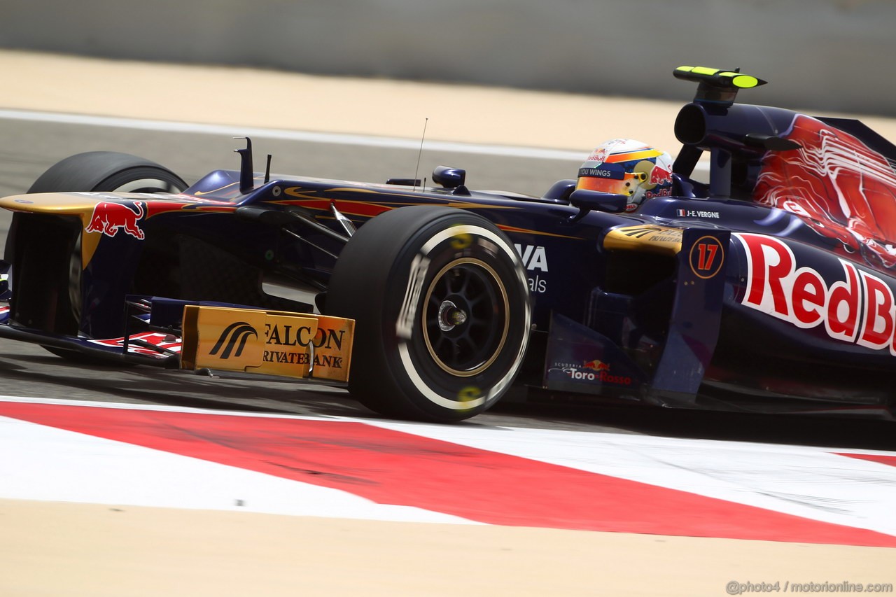 GP BAHRAIN, 20.04.2012- Prove Libere 1, Daniel Ricciardo (AUS) Scuderia Toro Rosso STR7 