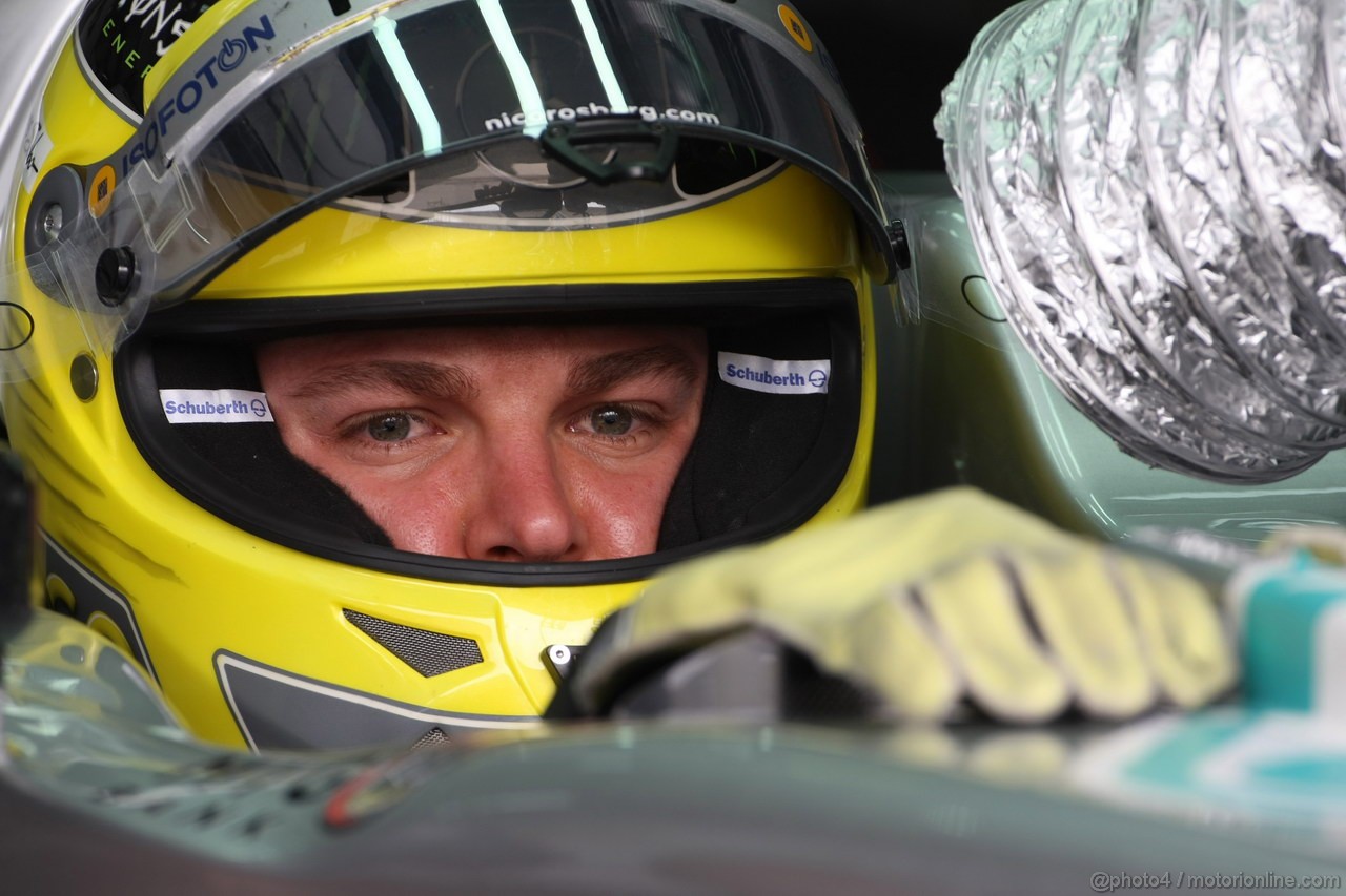 GP BAHRAIN, 20.04.2012-  Prove Libere 2, Nico Rosberg (GER) Mercedes AMG F1 W03 