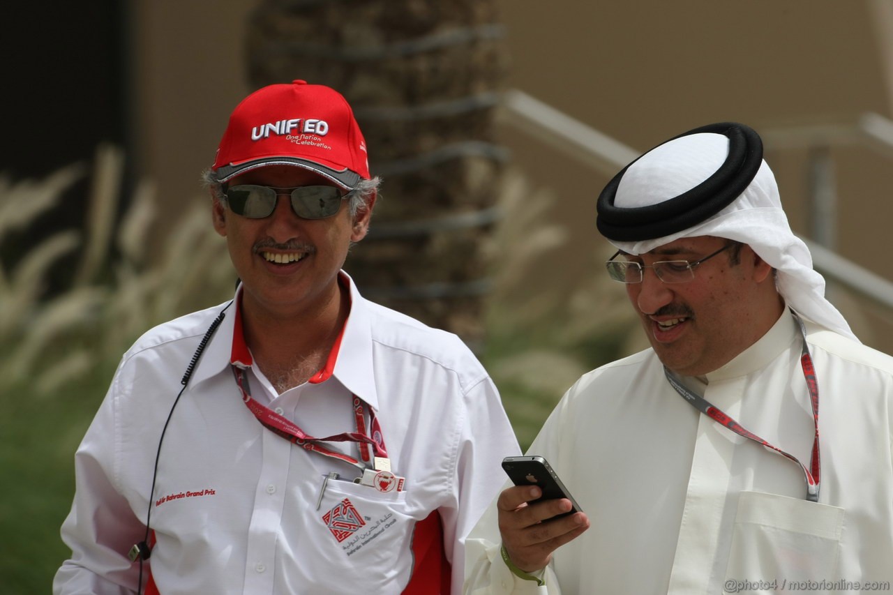 GP BAHRAIN, 20.04.2012-  Prove Libere 2, Atmosphere