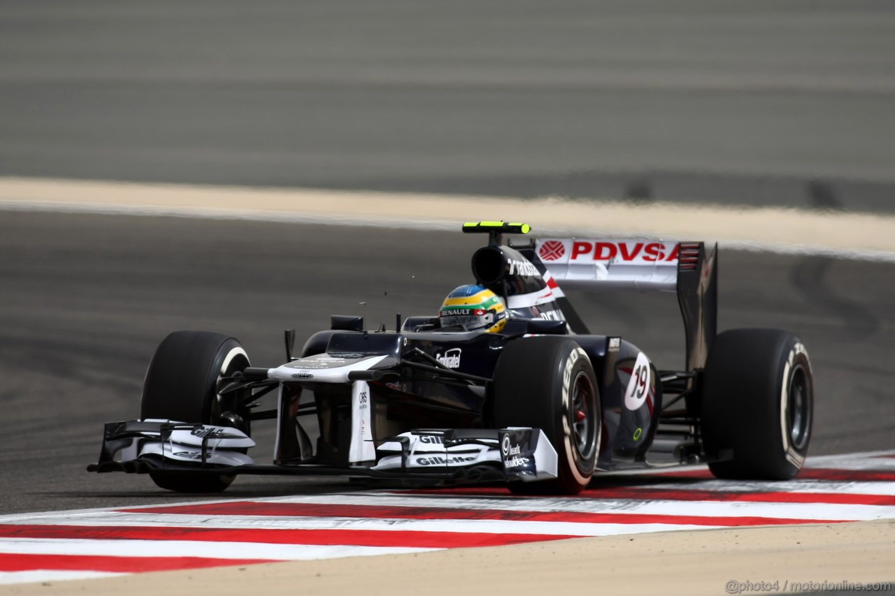 GP BAHRAIN, 20.04.2012-  Prove Libere 2, Bruno Senna (BRA) Williams F1 Team FW34 