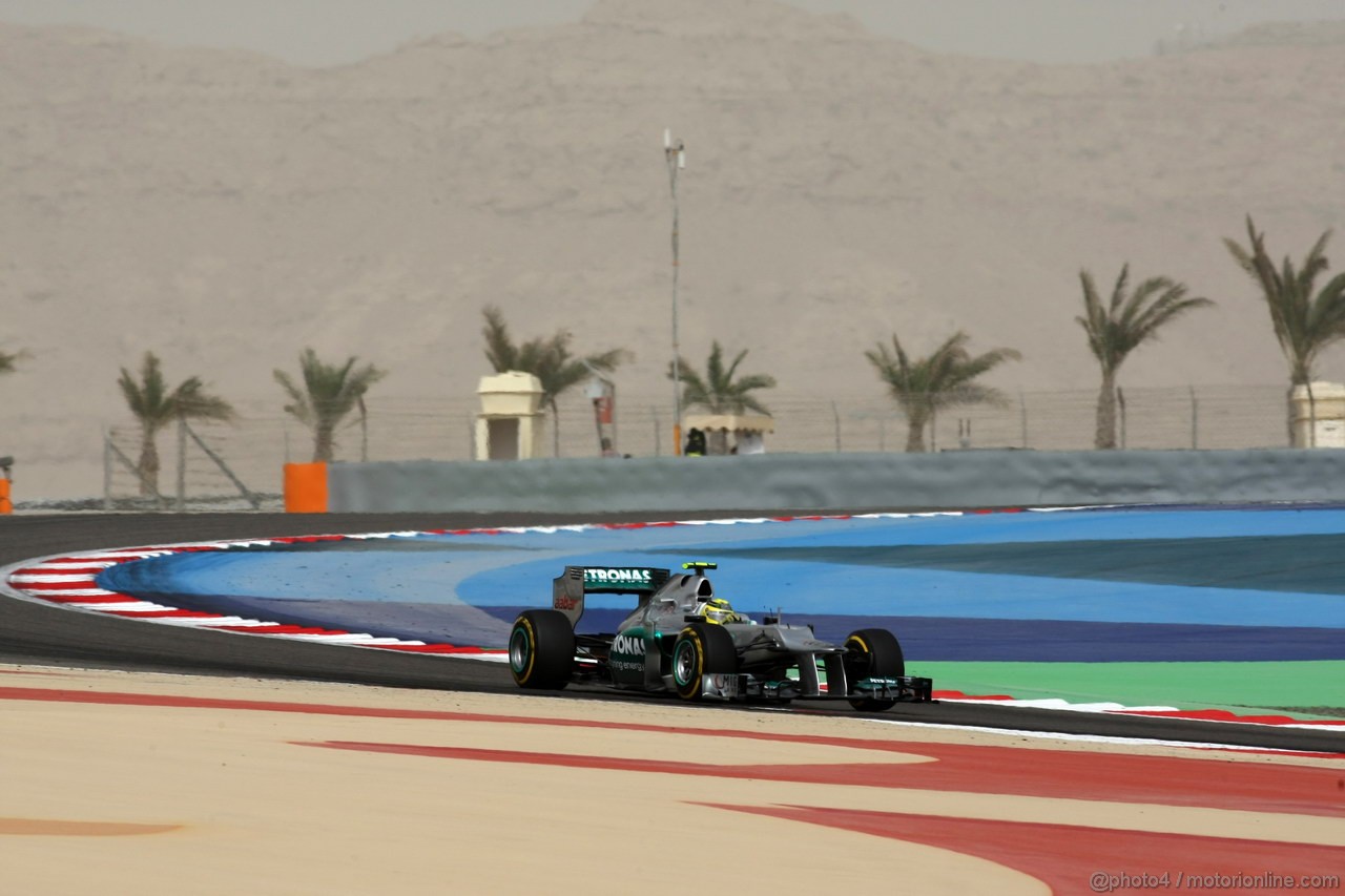 GP BAHRAIN, 20.04.2012-  Prove Libere 2, Nico Rosberg (GER) Mercedes AMG F1 W03