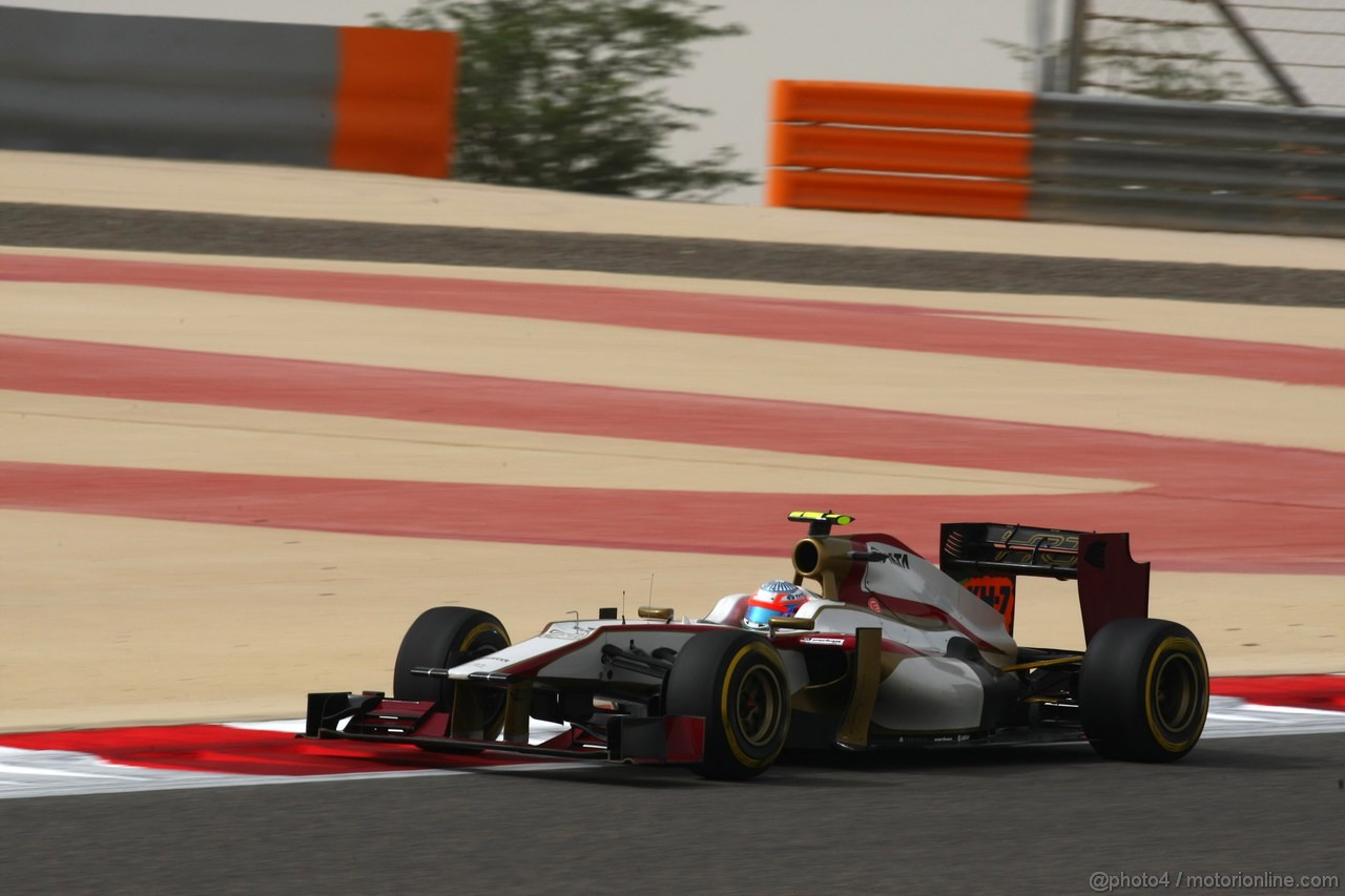 GP BAHRAIN, 20.04.2012-  Prove Libere 2, Narain Karthikeyan (IND) HRT Formula 1 Team F112 