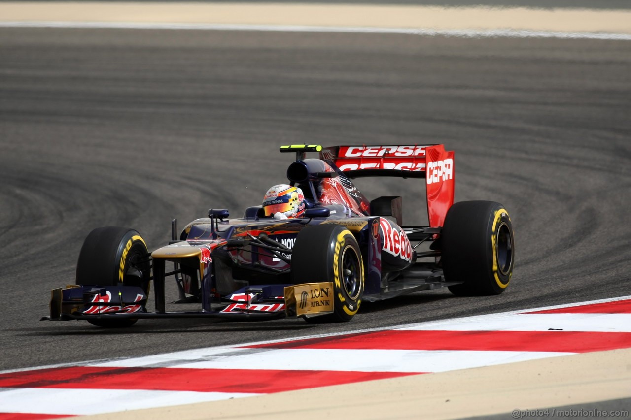GP BAHRAIN, 20.04.2012-  Prove Libere 2, Jean-Eric Vergne (FRA) Scuderia Toro Rosso STR7