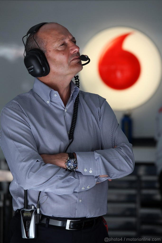 GP BAHRAIN, 20.04.2012-  Prove Libere 2, Ron Dennis (GBR), McLaren Mercedes
