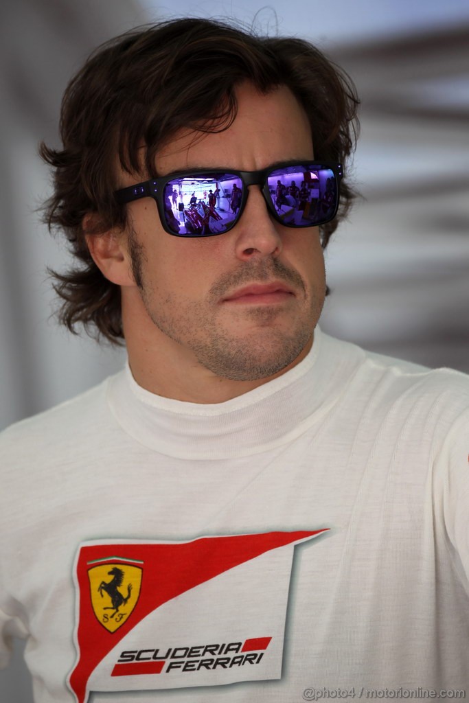 GP BAHRAIN, 20.04.2012-  Prove Libere 2, Fernando Alonso (ESP) Ferrari F2012 