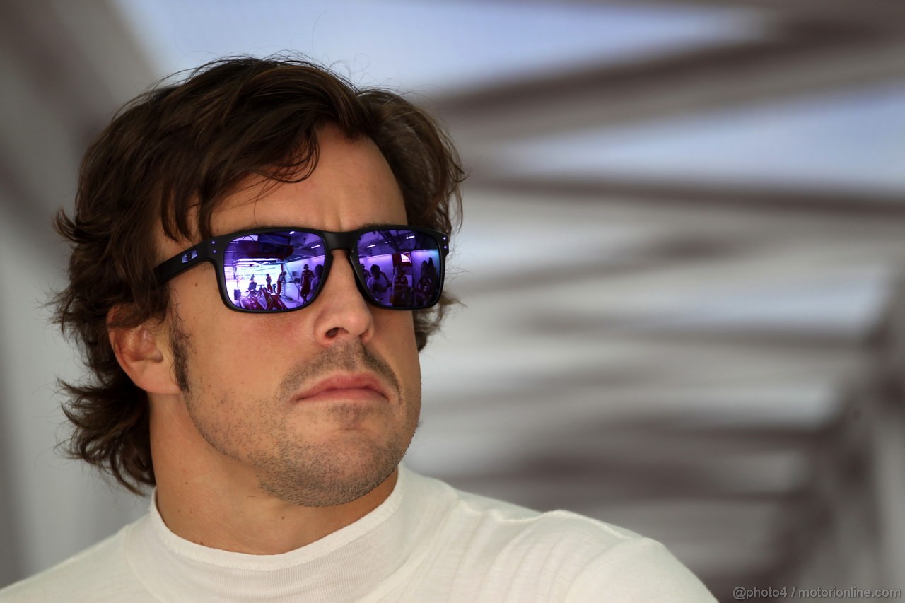 GP BAHRAIN, 20.04.2012-  Prove Libere 2, Fernando Alonso (ESP) Ferrari F2012 