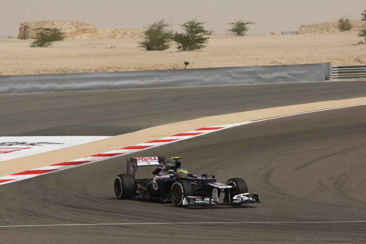GP BAHRAIN, 20.04.2012-  Prove Libere 2, Bruno Senna (BRA) Williams F1 Team FW34 